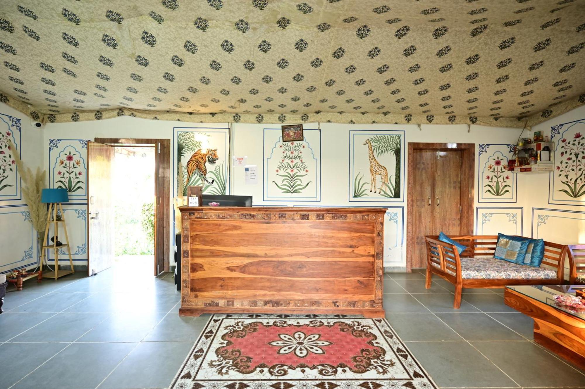 The Castle Crown - Hem Vilas Resort Ranthambhore Sawai Madhopur Eksteriør bilde